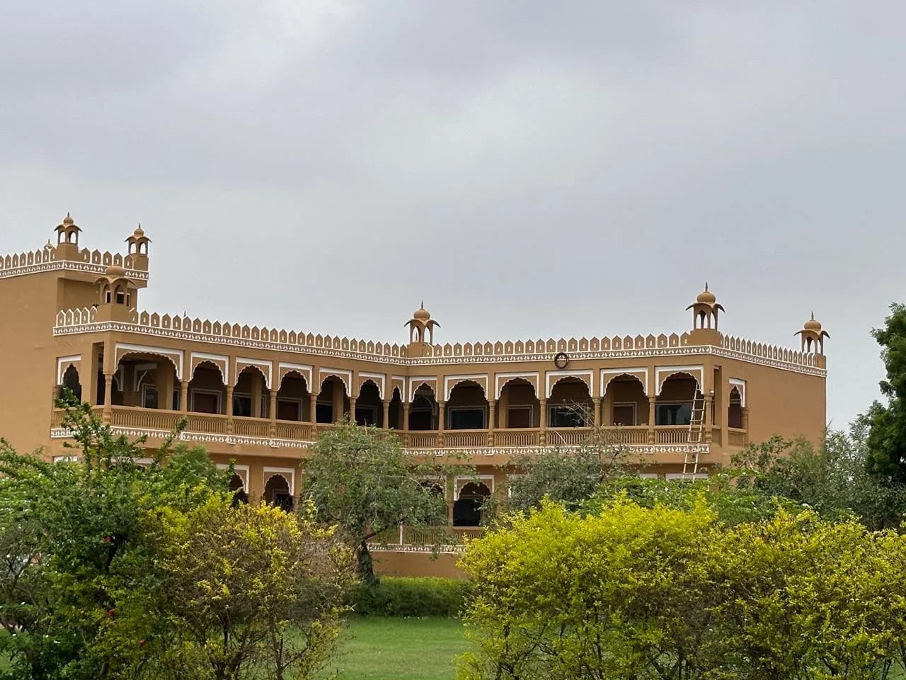 The palace in daylight